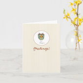 Groeten Kaart (Gele Bloem)