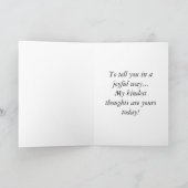  groeten Kaart van Birthday (Binnen)