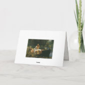 Groeten met het Schilderen van John William Kaart (Achterkant)