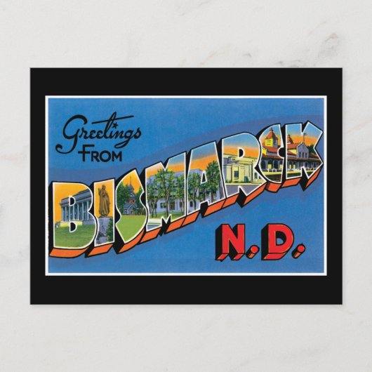 Groeten naar Bismark Briefkaart (Voorkant)