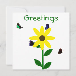 Groeten Notecard Feestdagenkaart