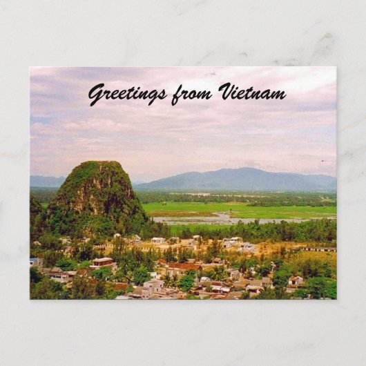 groeten op het platteland van vietnam briefkaart (Voorkant)