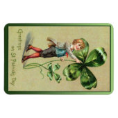 Groeten op St. Patrick's Day Magneet (Horizontaal)
