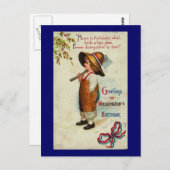 Groeten over wasdag briefkaart (Voorkant / Achterkant)