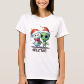 Groeten Sneeuwman en Alien T-shirt (Voorkant)