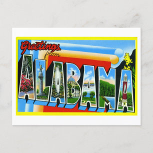  groeten uit Alabama Briefkaart