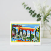 groeten uit Alabama Briefkaart (Staand voorkant)