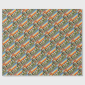 Groeten uit Alabama Cadeaupapier (Vlak)