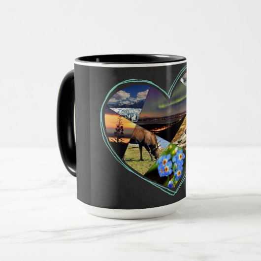 Groeten uit Alaska Mok (Voorkant links)