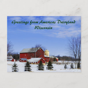 Groeten uit Amerika Dairyland... Briefkaart