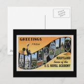 Groeten uit Annapolis Maryland Briefkaart (Voorkant / Achterkant)