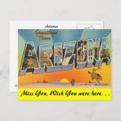 Groeten uit Arizona Briefkaart (Voorkant / Achterkant)