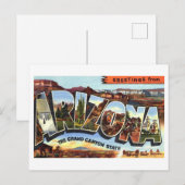  Groeten uit Arizona Briefkaart (Voorkant / Achterkant)