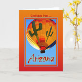 Groeten uit Arizona Kaart (Gele Bloem)