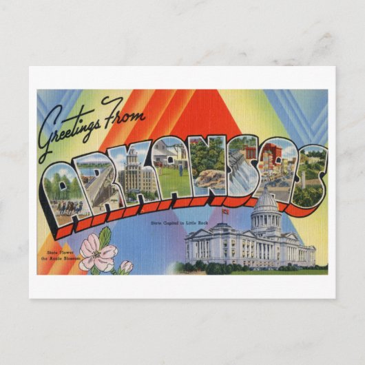  groeten uit Arkansas Briefkaart (Voorkant)