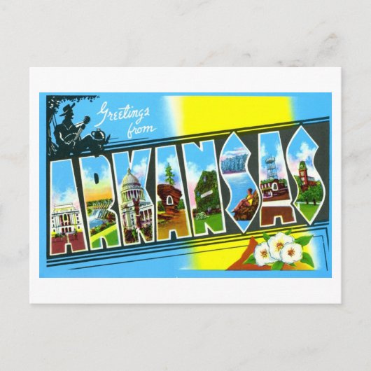 groeten uit Arkansas Briefkaart (Voorkant)