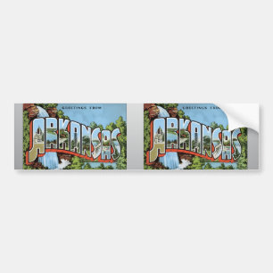 Groeten uit Arkansas, vintage Bumpersticker