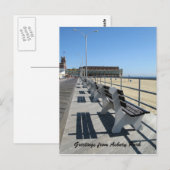 Groeten uit Asbury Park Boardwalk Briefkaart (Voorkant / Achterkant)