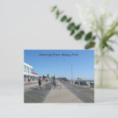 Groeten uit Asbury Park, NJ Briefkaart (Staand voorkant)