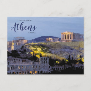 Groeten uit Athene Griekenland Schitterende Ansich Briefkaart