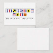 Groeten uit Atlantic City Notitiekaartje (Voorkant / Achterkant)