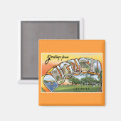 Groeten uit Augusta, GA! Magneet (Voorkant / Achterkant)