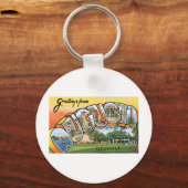 Groeten uit Augusta, Georgia Sleutelhanger (Voorkant)