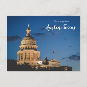 Groeten uit Austin Texas ansichtkaart Briefkaart