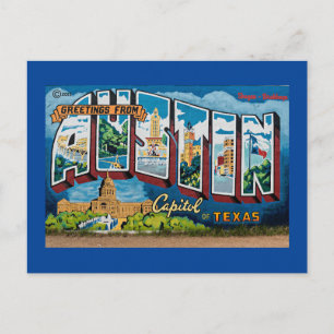 Groeten uit Austin, Texas Briefkaart