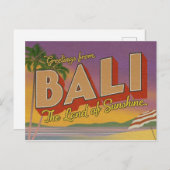 Groeten uit Bali Briefkaart (Voorkant / Achterkant)
