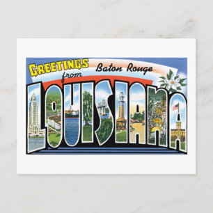 Groeten uit Baton Rouge, Louisiana Briefkaart