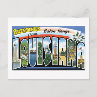 Groeten uit Baton Rouge, Louisiana Briefkaart
