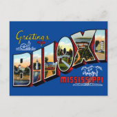  groeten uit Biloxi , Mississippi , reizen Briefkaart (Voorkant)