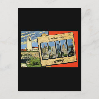 Groeten uit Boise Idaho Briefkaart