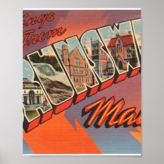 Groeten uit Brunswick, Maine Poster