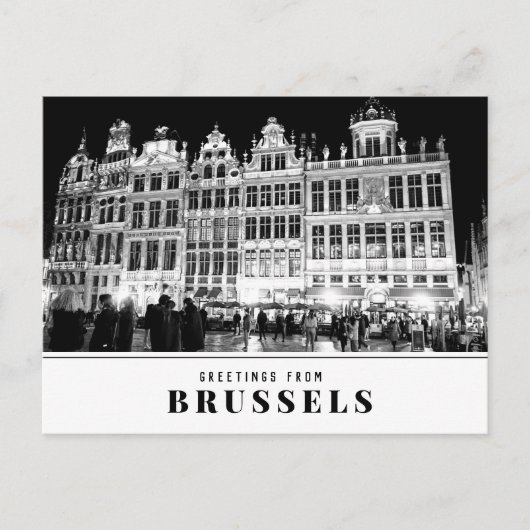 Groeten uit Brussel Briefkaart (Voorkant)