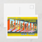  groeten uit Buffalo, New York, Briefkaart (Voorkant / Achterkant)
