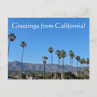 Groeten uit Californië! Briefkaart