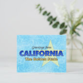 Groeten uit Californië Briefkaart (Staand voorkant)