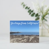 Groeten uit Californië! Briefkaart (Staand voorkant)
