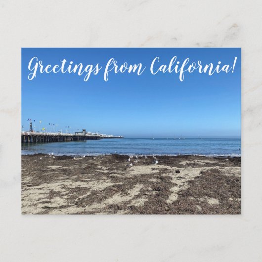 Groeten uit Californië! Briefkaart (Voorkant)