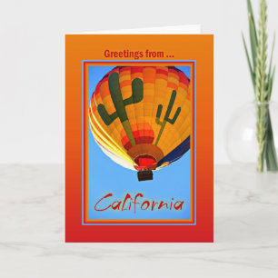 Groeten uit Californië Kaart