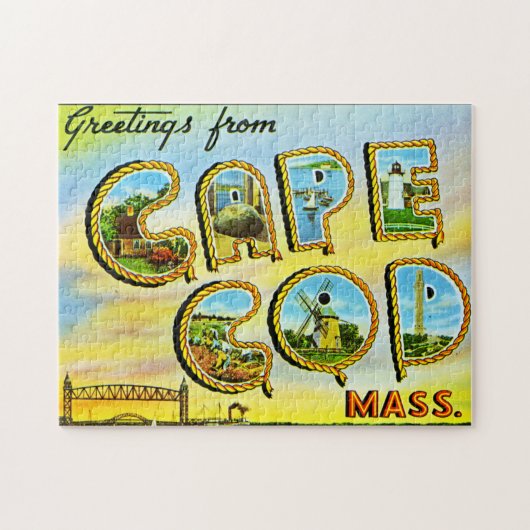 Groeten uit Cape Cod  Puzzel Legpuzzel (Horizontaal)