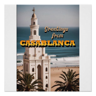Groeten uit Casablanca Perfect Poster