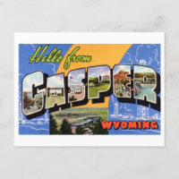  groeten uit Casper, Wyoming