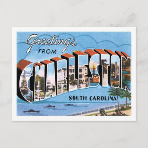 Groeten uit Charleston South Carolina US City Briefkaart
