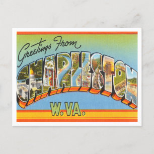 Groeten uit Charleston, West Virginia Travel Briefkaart