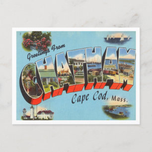 Groeten uit Chatham, Cape Cod, Massachusetts Briefkaart