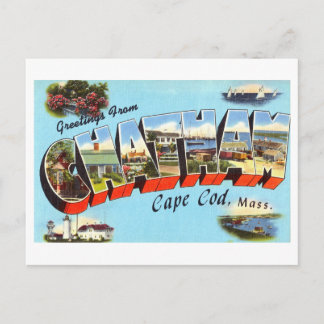 groeten uit Chatham, Massachusetts Briefkaart