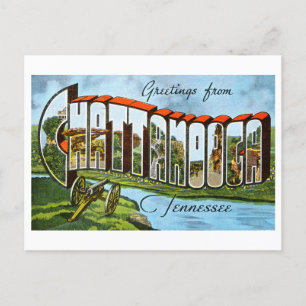 groeten uit Chattanooga, Tennessee, Briefkaart